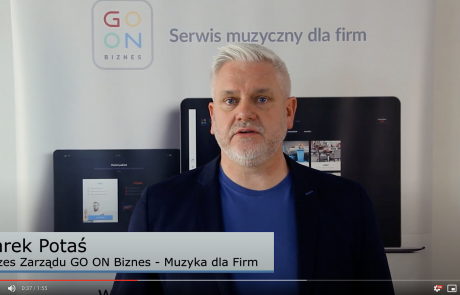 GO ON Biznes, film o serwisie muzycznym, prezes firmy Marek Potaś