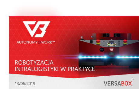 Versabox DemoDay grafika tytułowa prezentacji